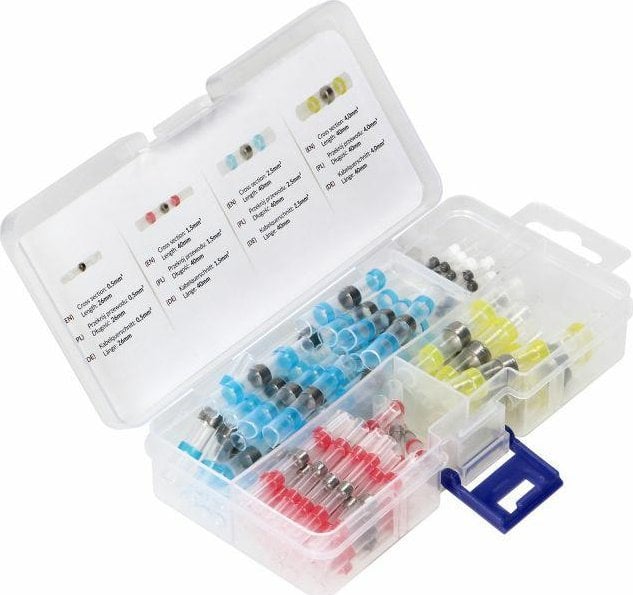 Orno Shrink-with-Tin zestaw koszulek termokurczliwych z cyną , 100szt.