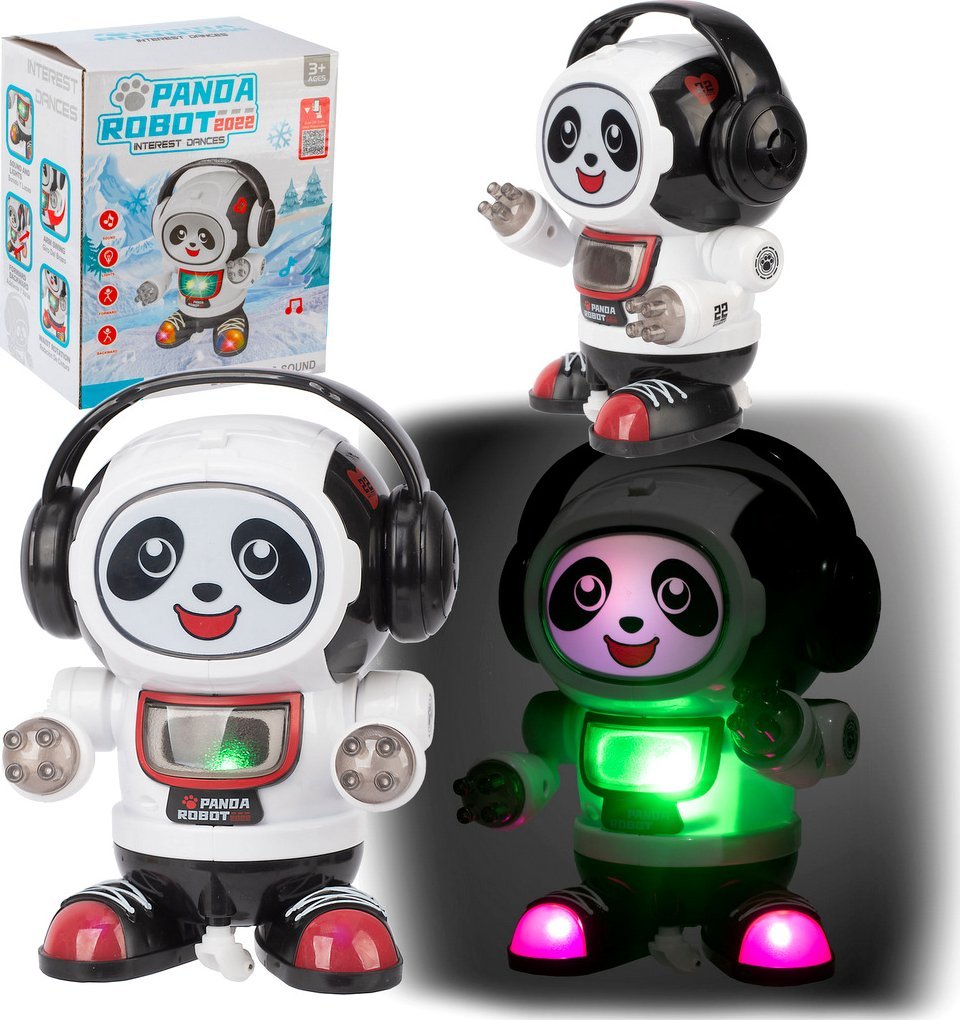 Robot Tańczący Panda Interaktywny Światło Dźwięk