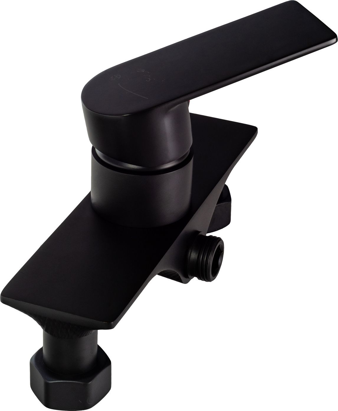 Bateria wannowa Toule ścienne czarny (kralaz_10_czarny_m01)