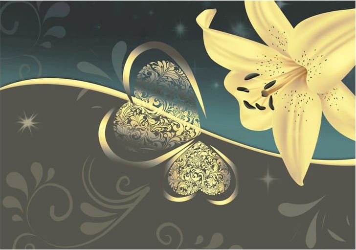 DecoNest Fototapeta - Lilia w szarościach - 250X175