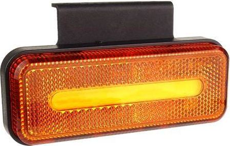 AMiO Lampa obrysowa pomarańczowa prostokątna LED- OM-02-O