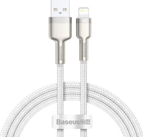 Kabel USB Baseus USB-A - Lightning 1 m Biały (CALJK-A02)