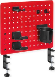 Value Pin board for players, mocowanie na klips, red