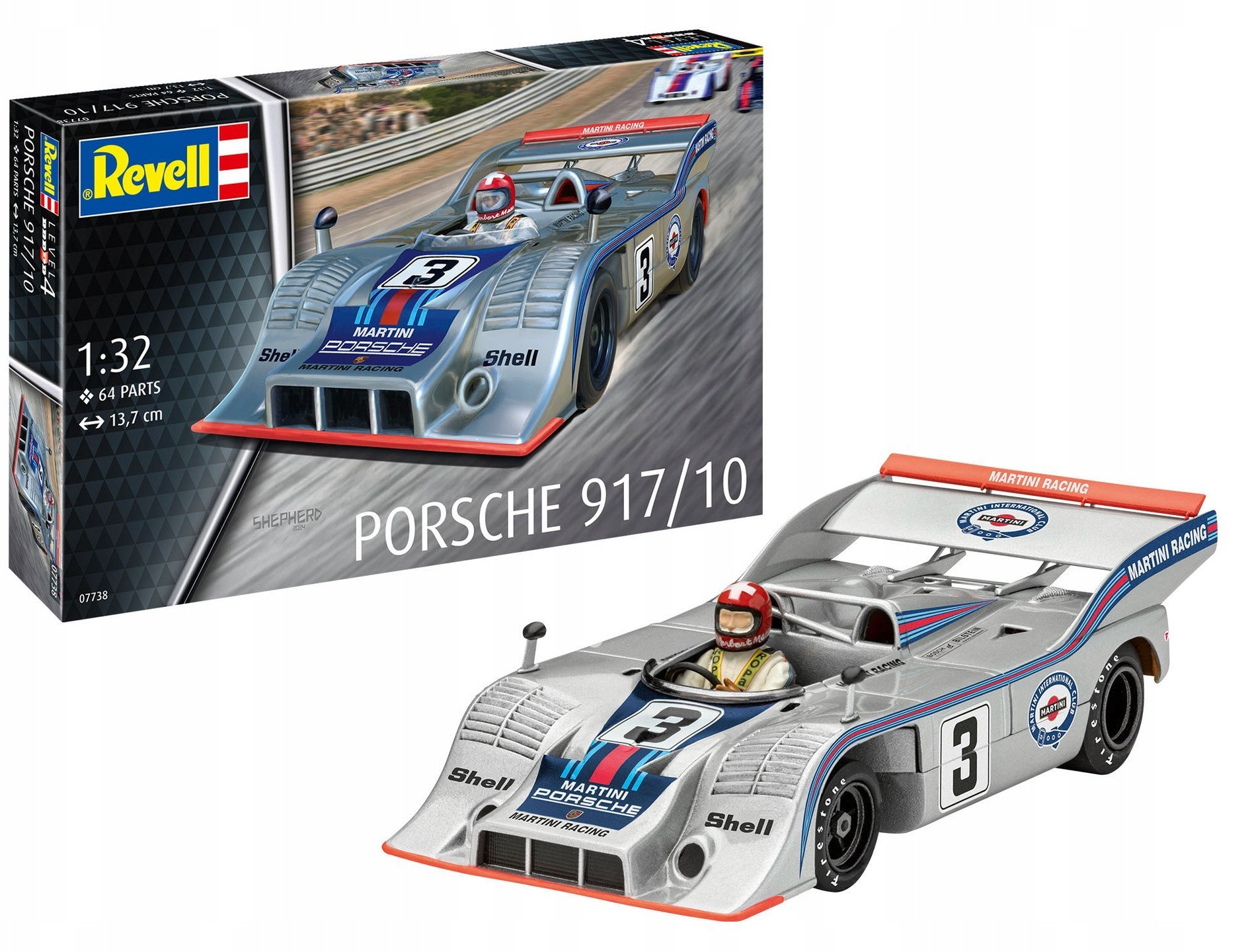 Model plastikowy Samochód Porsche 917 1/32