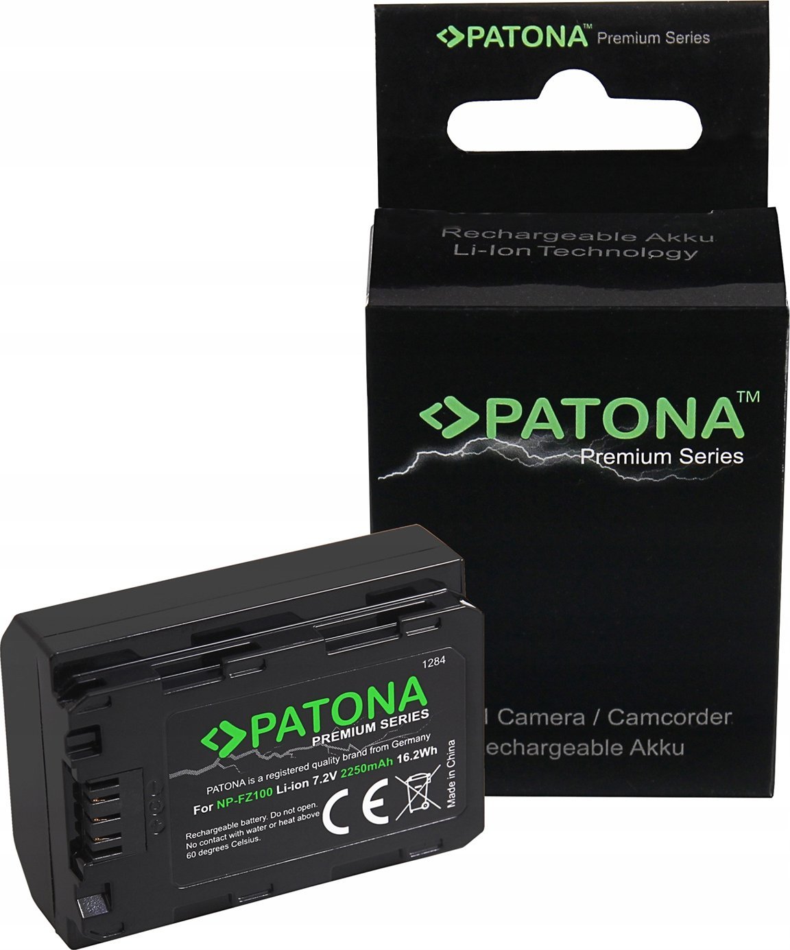 Akumulator Patona PATONA 1284 bateria do aparatu/kamery Litowo-jonowa (Li-Ion) 2040 mAh