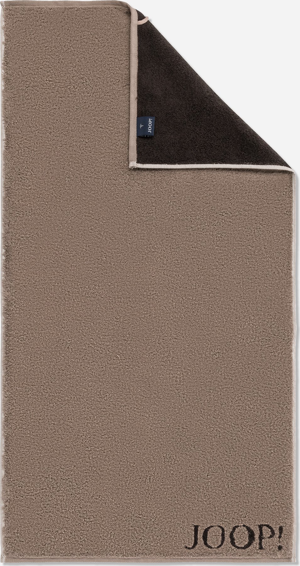 Joop! Ręcznik frotte 50x100 cm Doubleface 1600-39 Mokka