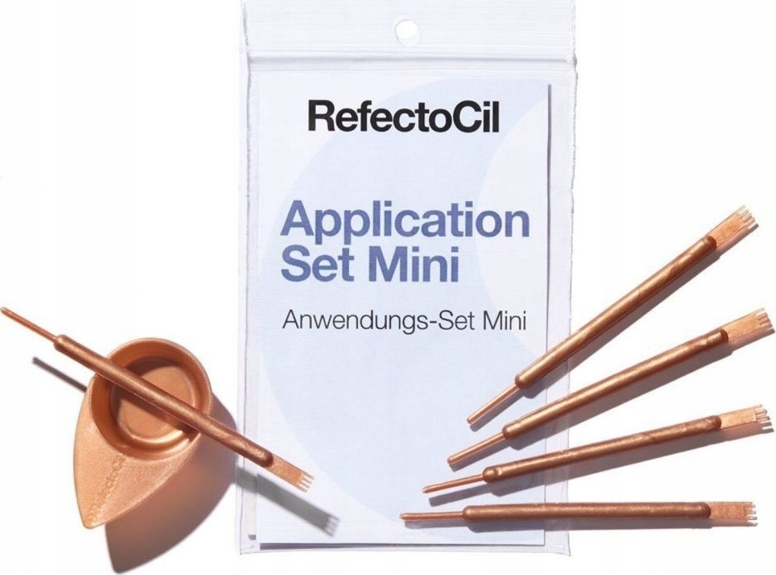 Aveda Refectocil application set mini rose gold