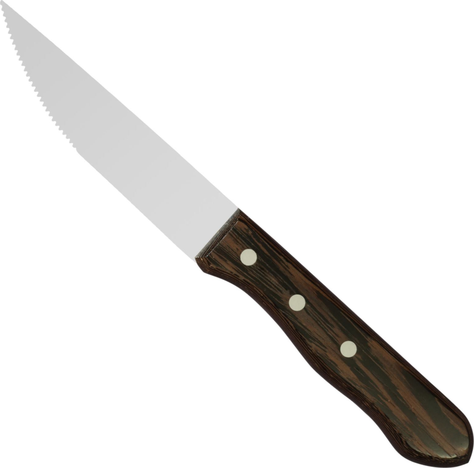 Hendi Nóż do steków ząbkowany nierdzewny uchwyt drewniany WENGE dł. 125 mm - Hendi 841143 Nóż do steków ząbkowany nierdzewny uchwyt drewniany WENGE dł