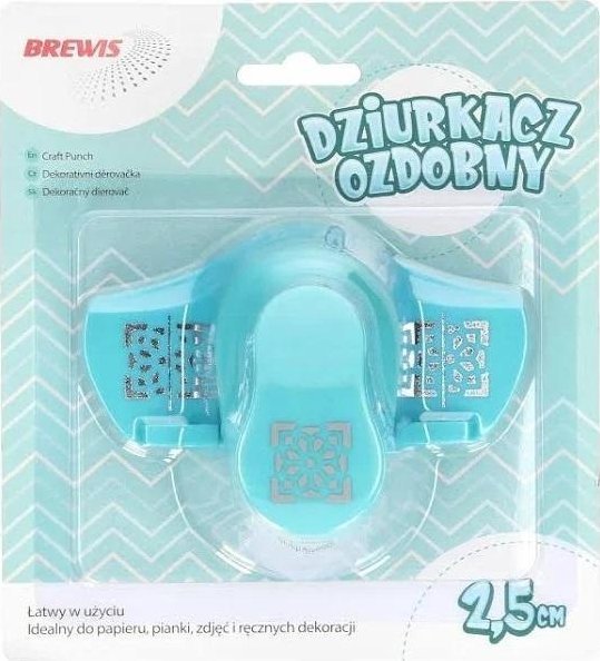 BREWIS Dziurkacz ozdobny brzegowy - Rozeta 2,5cm