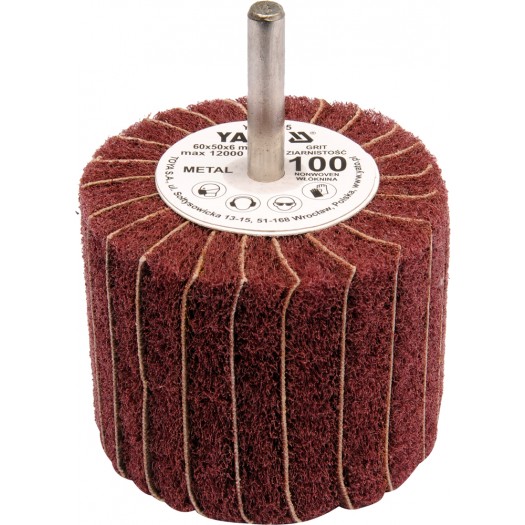 Yato Ściernica listkowa trzpieniowa P100 60 x 50 x 6mm YT-83395