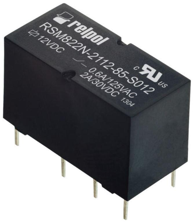 Relpol Przekaźniki RSM822N monostabilne 2P - RSM822N-2112-85-S012