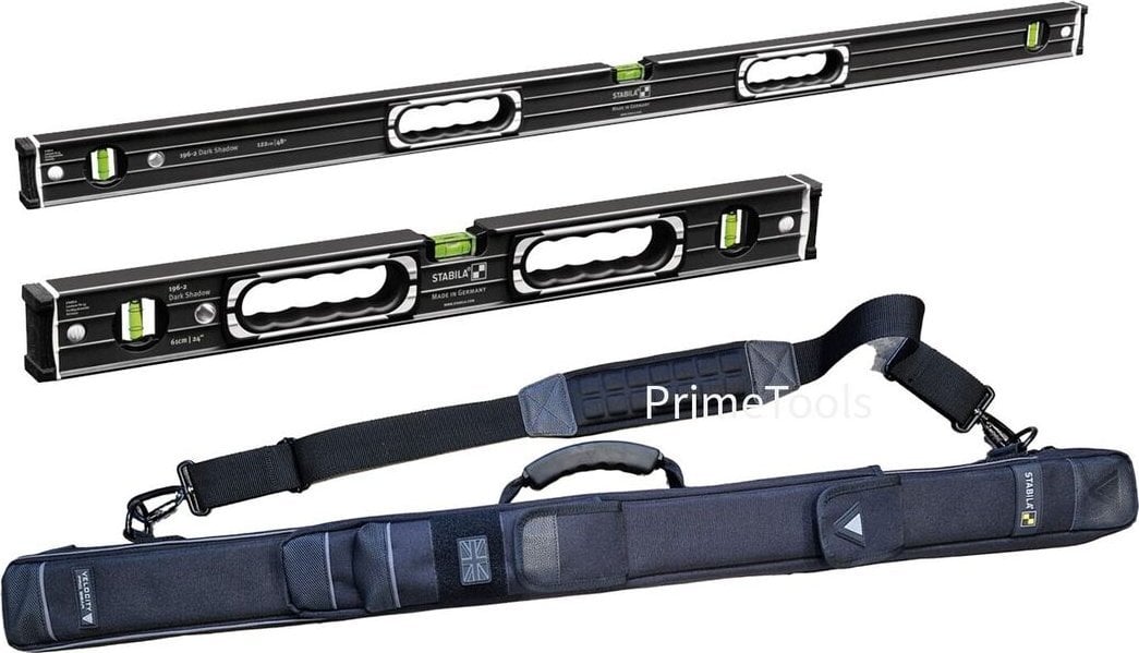 Stabila Level set STABILA Dark Shadow 196-2 Set 61, 122cm