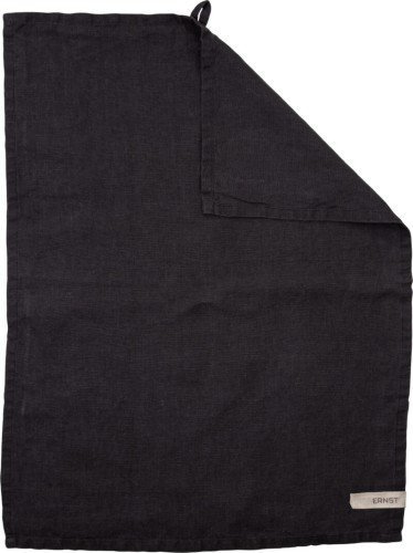 Ernst ERNST - Lniany ręcznik kuchenny czarny