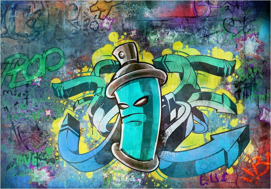 DecoNest Fototapeta - Graffiti maker - 350X245