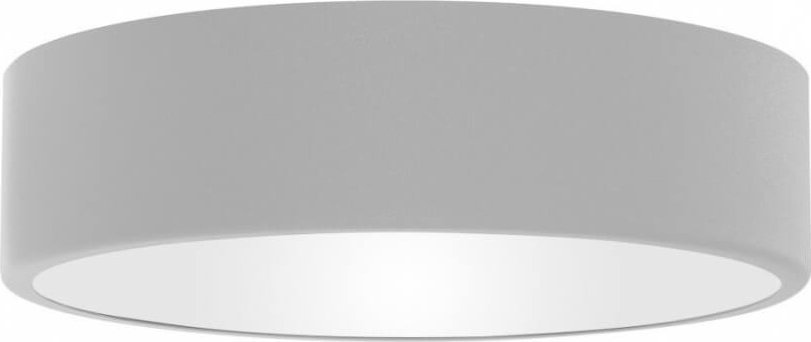 Lampa sufitowa TEAM Okrągła lampa sufitowa 137623620934 szara z czujnikiem