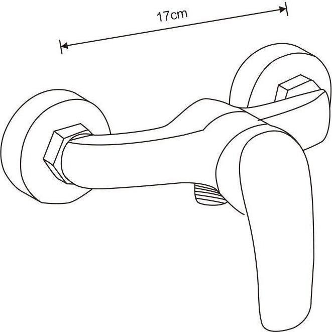 Bateria prysznicowa Mexen Mexen Fabia DB62 bateria prysznicowa z zestawem prysznicowym, chrom - 74654DB62-00