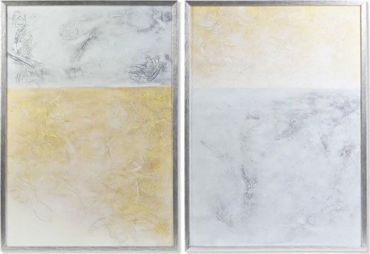 DKD Home Decor Obraz DKD Home Decor Abstrakcyjny (2 Sztuk) (70 x 3 x 100 cm)