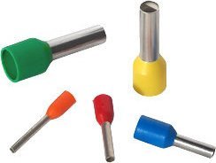 Trytyt Końcówka kablowa tulejkowa, z izolacją, kolor izolacji: czerwony, przekrój 1mm2, długość 10mm