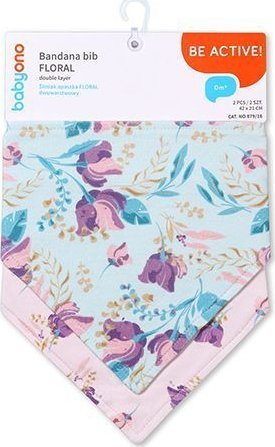 BabyOno 879/16 ŚLINIAK APASZKA FLORAL