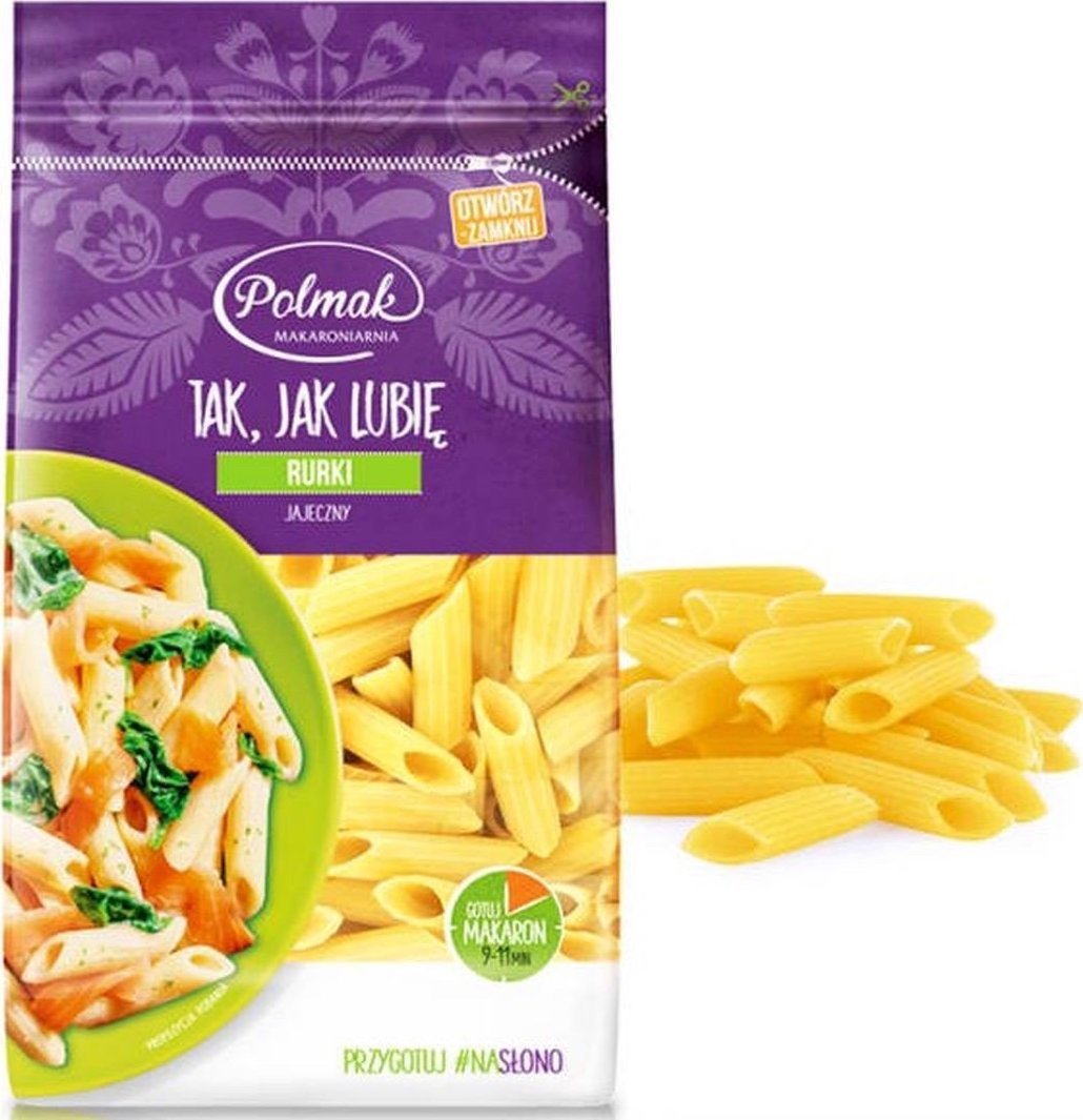 Pol-Mak Polmak Makaron Tak, Jak Lubię rurki 400 g