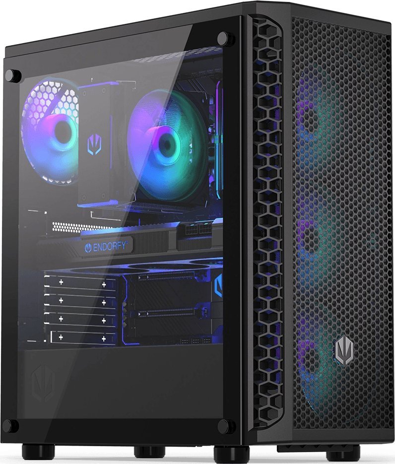 Komputer Endorfy Nowy gamingowy Endorfy Signum 300 ARGB Tower AMD Ryzen 5 5600G 3,9 GHz / 16 GB / 960 SSD / Win 11 + GeForce RTX 4060 [8 GB]