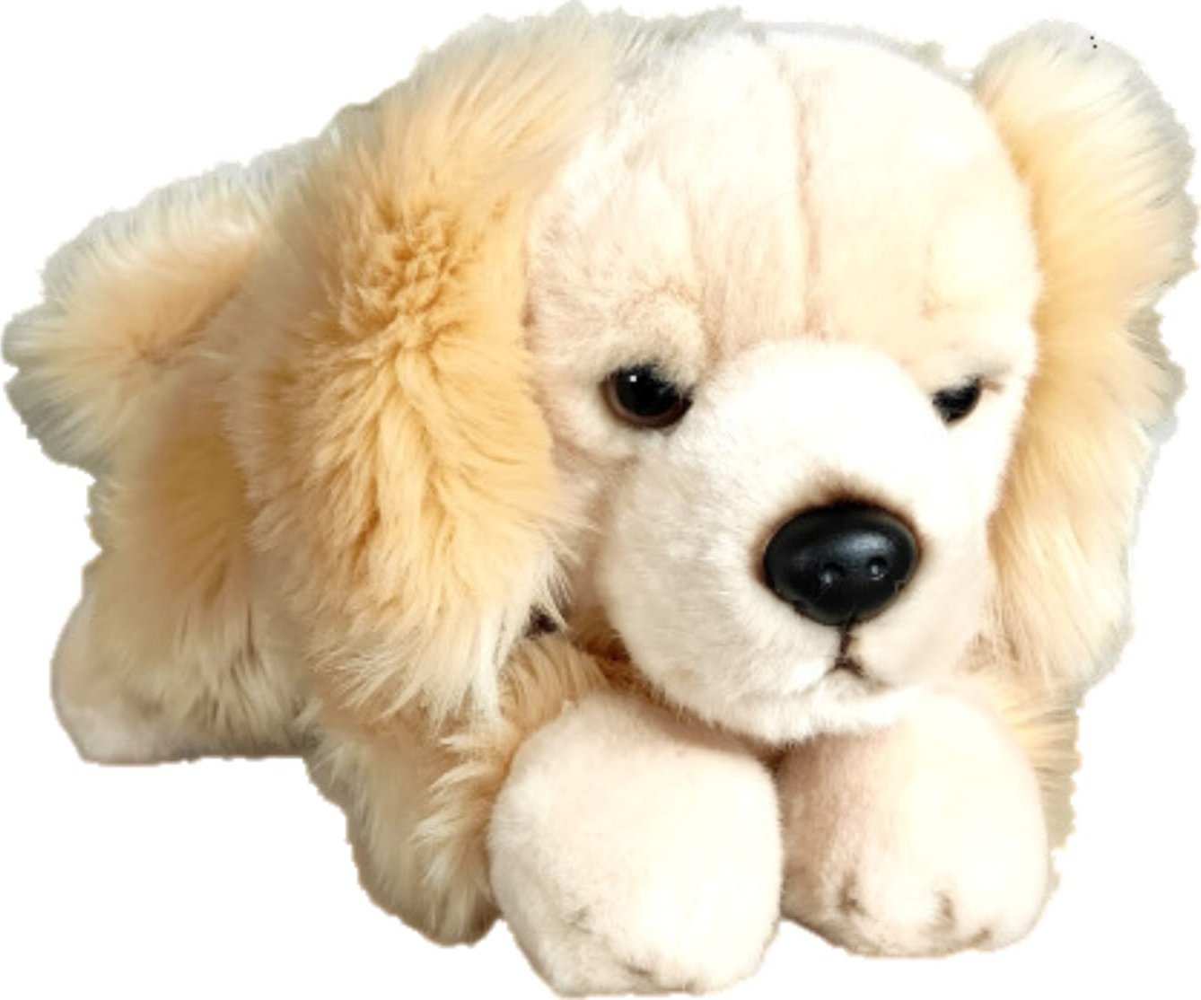 Dubi Maskotka Pies Retriver Leżący Duży Pluszak 30cm Miękka Przytulanka Miś