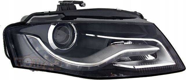 Lampy przednie reflektory Audi A4 B8 BLACK DAYLIGH