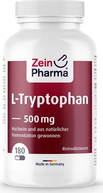 Zein Pharma Zein Pharma - L-Tryptofan, 500mg, 180 kapsułek