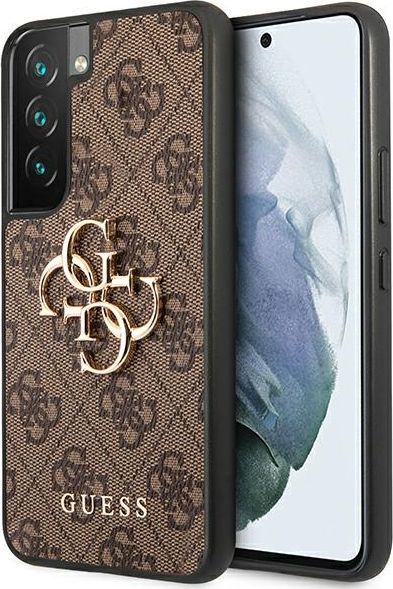 Guess Guess GUHCS22S4GMGBR S901 S22 brązowy/brown hardcase 4G Big Metal Logo