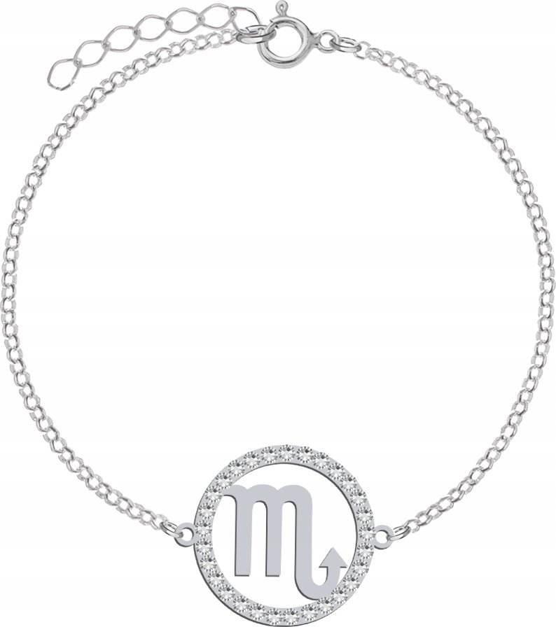 Radziszewska Jewellery Srebrna Bransoletka Znak Zodiaku SKORPION DEDYK
