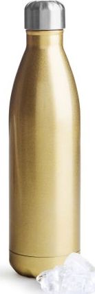 Sagaform Butelka Sagaform ToGo stalowa popdwójne ścianki złota 0,75 l