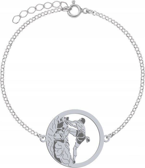 Radziszewska Jewellery Srebrna Bransoletka Wspinaczka górska GRAWER