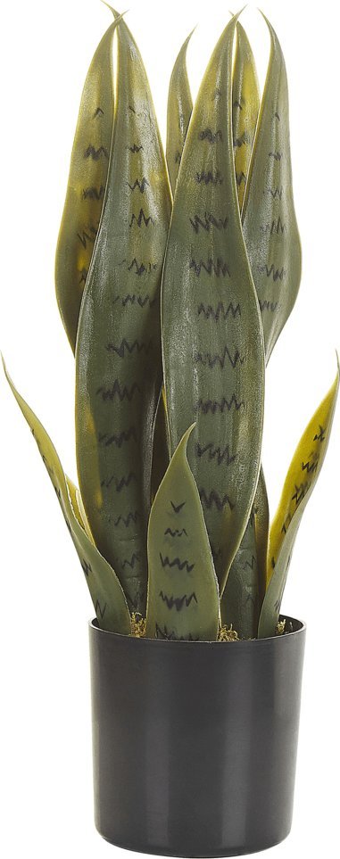 Beliani Sztuczna roślina doniczkowa 40 cm SNAKE PLANT