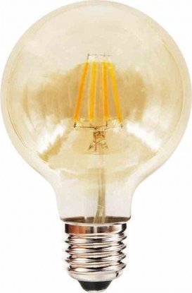 Eko-Light Żarówka Filamentowa LED 6W G80 E27 2700K Amber