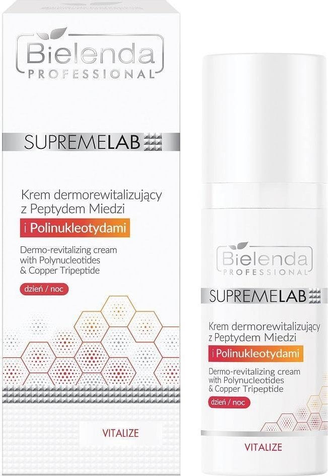Bielenda SupremeLab Vitalize krem dermorewitalizujący z Peptydem Miedzi i Polinukleotydami 50ml