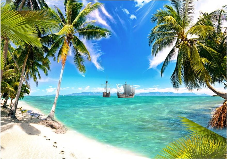 DecoNest Fototapeta - Zagubione okrety - 400X280