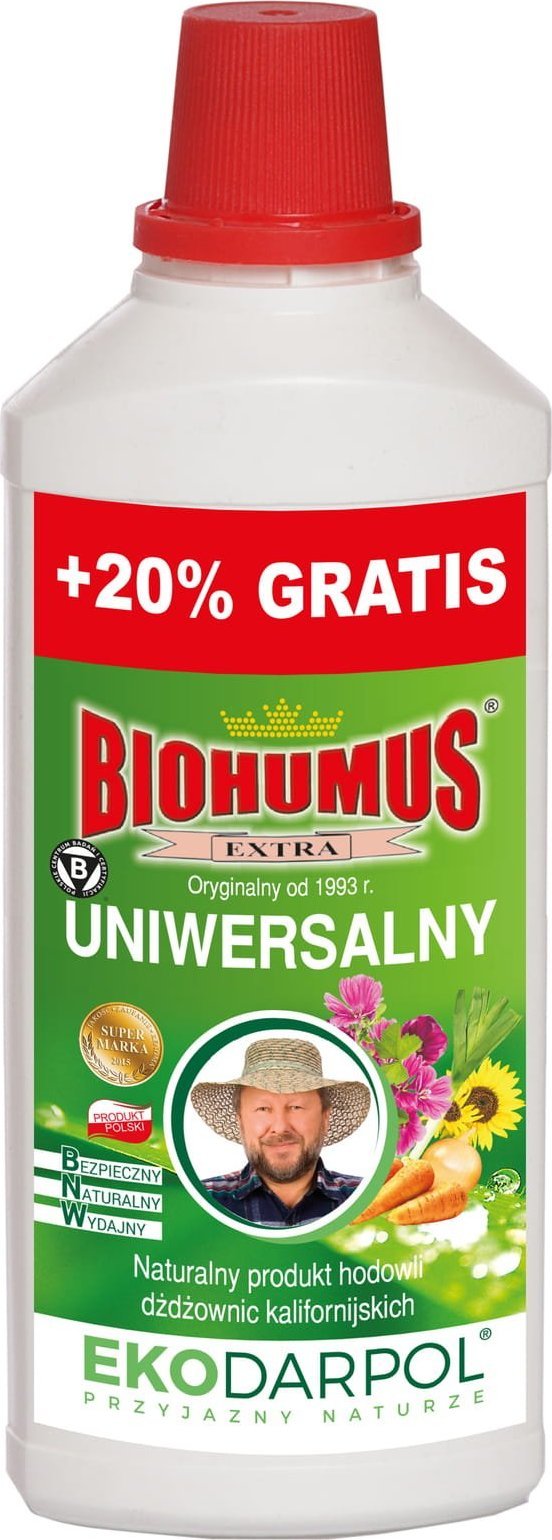 EkoDarPol Biohumus Extra Uniwersalny 1 l + 20% Gratis