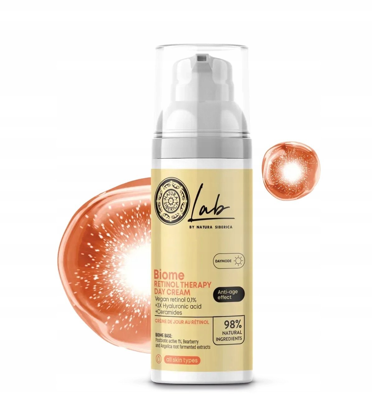 Natura Siberica Lab Biome Retinol Therapy Day Cream krem do twarzy na dzień 50ml