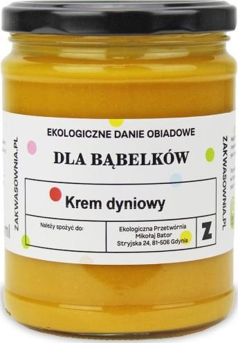 ZAKWASOWNIA ZUPA KREM DYNIOWY DLA BĄBELKÓW BIO 540 ml - ZAKWASOWANIA