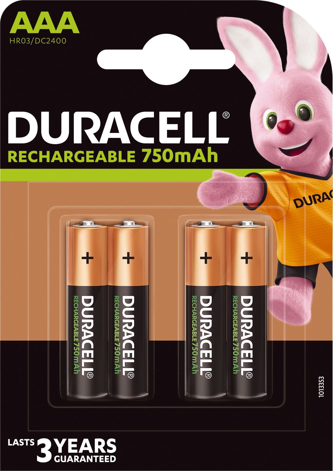 Duracell Akumulator AAA / R03 750mAh 4 szt.