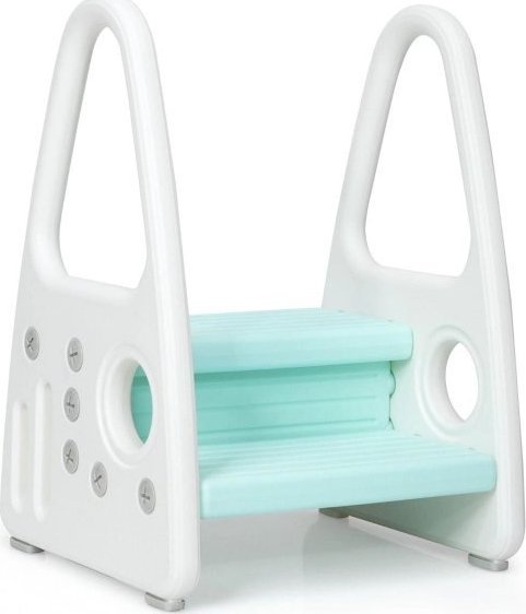 Costway Stołek dziecięcy ze stopniem 44 x 39,5 x 61 cm