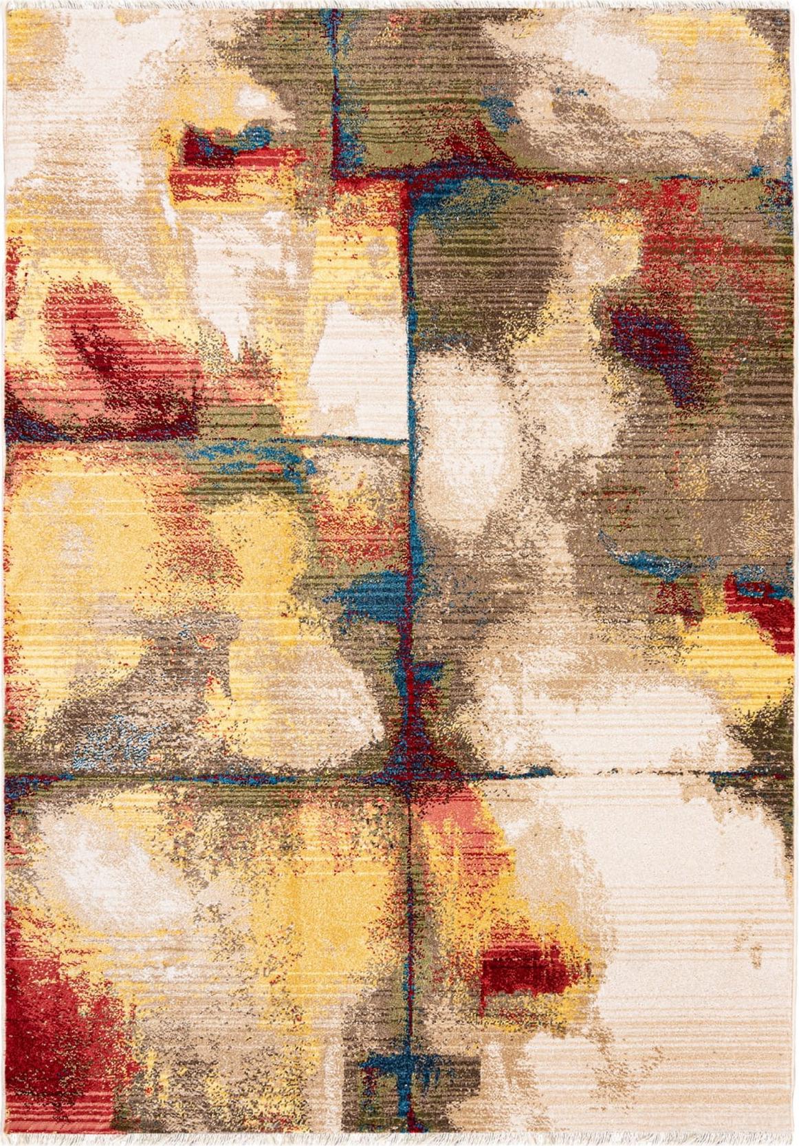 DYWANY CARPETPOL Dywan Mozaika FF49A CREAM RIVOLI FPH (1.20*1.70)