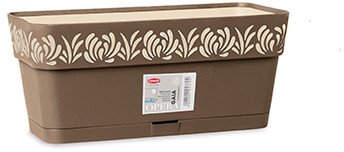 Puku kaste ar paliktni Gaia 30x13x12cm bruna 8003507887022