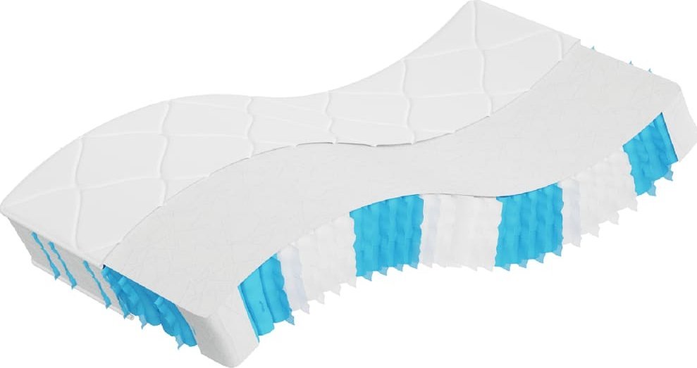 vidaXL vidaXL Materac kieszeniowy, średnia twardość, 90x200 cm