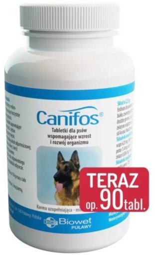 BIOWET Canifos - odżywka mineralno-witaminowa 90 tabl.
