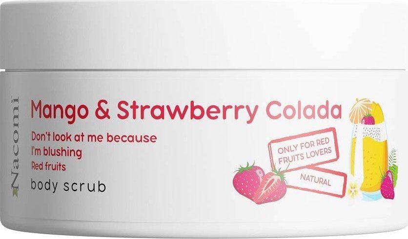 Nacomi Nacomi Peeling do ciała o zapachu mango i truskawcolady 100ml