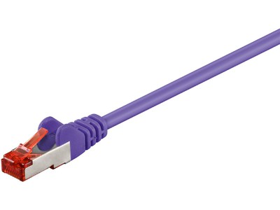 MicroConnect S/FTP CAT6 0.25m Purple LSZH - SSTP60025P