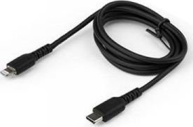 Kabel USB StarTech USB-C - Lightning 1 m Czarny (RUSBCLTMM1MB)