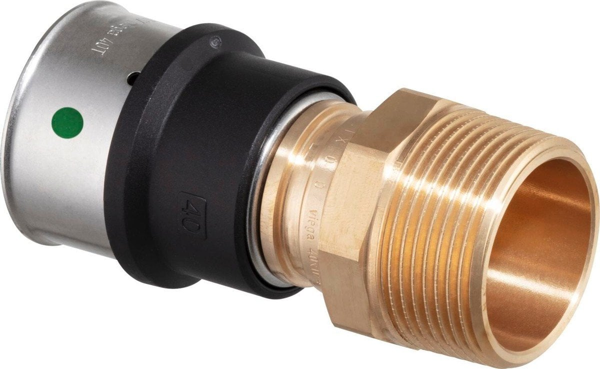 Ksztaltka przejsciowa GZ 16 x 3/4 braz / blyszczacy