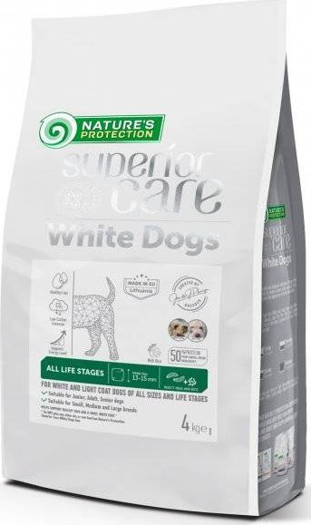 Natures Protection NATURES PROTECTION Superior Care White Dog Insect All Sizes and Life Stages 4kg